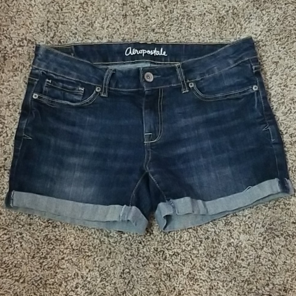 Boyfriend jean shorts